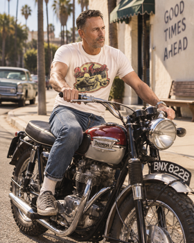 Da Vinci California tees and tops with timeless California style, modern edge, and rock & roll confidence for everyday wear.
