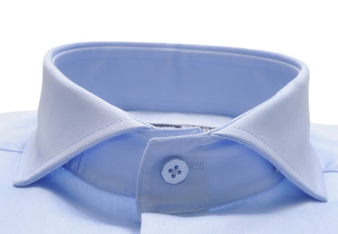 Da Vinci Blue Collar | Cutaway Collar shirt