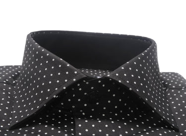 Da Vinci Blue Collar | Regular Collar Polkadot shirt