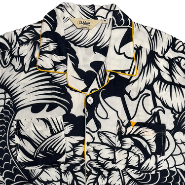 Kuro Koi Men’s Camp Shirt | Allover Koi Print | Da Vinci California