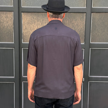 Decades Men’s Camp Shirt | Front Panel Stitch Detail | Da Vinci California