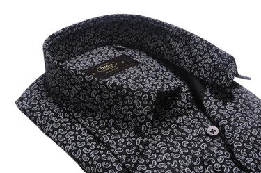 Da Vinci Blue Collar | Pin Collar Paisley shirt