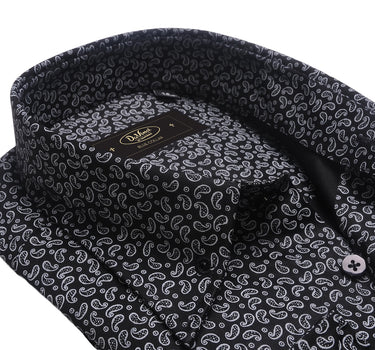 Da Vinci Blue Collar | Pin Collar Paisley shirt