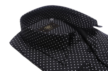 Polka Dot Pin Collar Dress Shirt | European Crafted Cotton Shirt | Da Vinci California