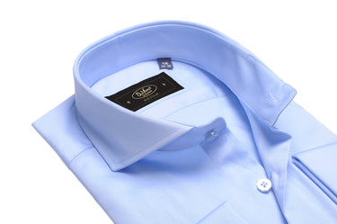 Da Vinci Blue Collar | Cutaway Collar shirt