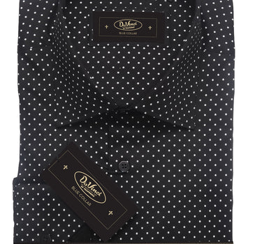 Da Vinci Blue Collar | Regular Collar Polkadot shirt