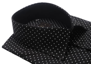 Da Vinci Blue Collar | Regular Collar Polkadot shirt