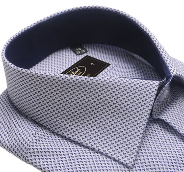 Da Vinci Blue Collar | Regular Collar Pattern shirt