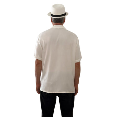 Decker | Short Sleeved Men's Shirt in Off White