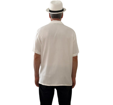 Decker | Short Sleeved Men's Shirt in Off White