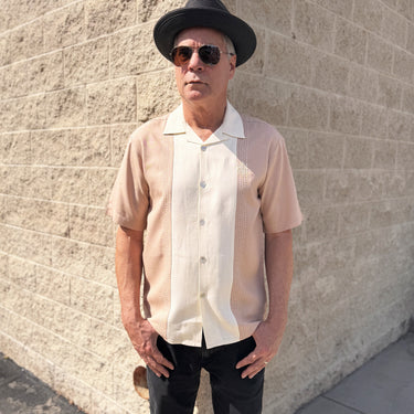Mr. Casey Men’s Camp Shirt | Panel Front Design | Da Vinci California