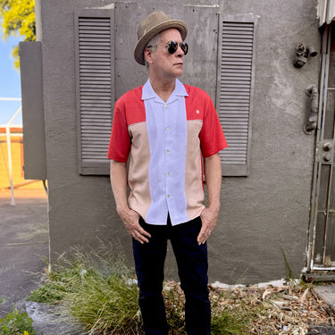 Destiny Men’s Camp Shirt | Contrast Panel Design | Da Vinci California